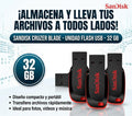 SanDisk Cruzer Blade 32 GB — Compacta, Elegante y Confiable