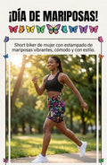 ¡Día de Mariposas! Short Biker Estampado. Para Mujer