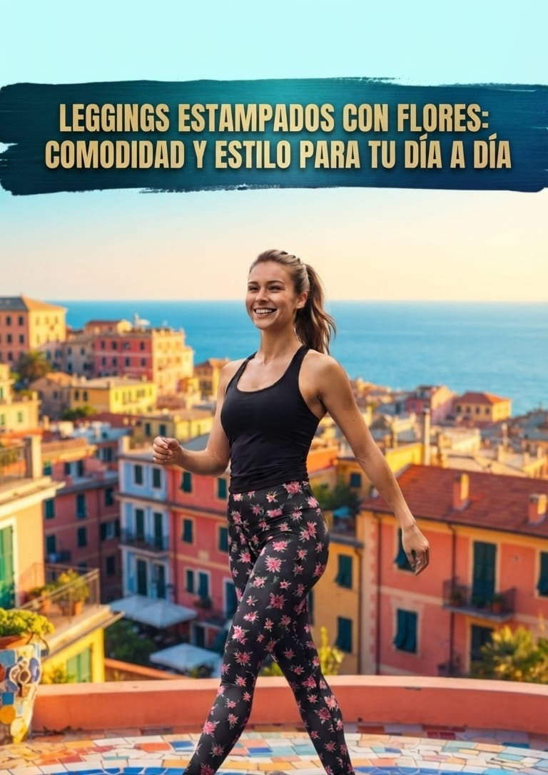 Leggings Estampados con Flores: Comodidad y Estilo para tu Día a Día. Para Mujer