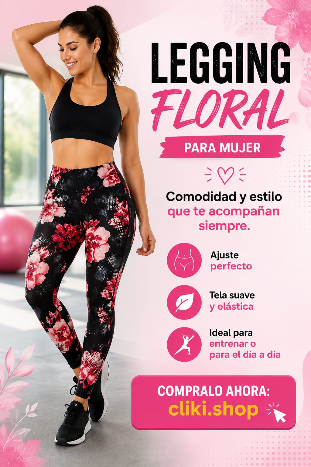 Legging Floral para Mujer: Comodidad y Estilo que te Acompañan Siempre. Para Mujer