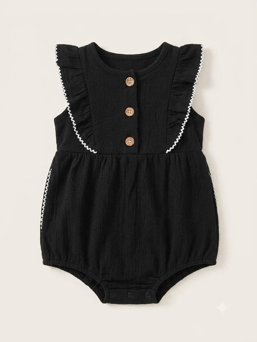Body de Muselina con Volantes: Estilo y Comodidad para tu Bebé