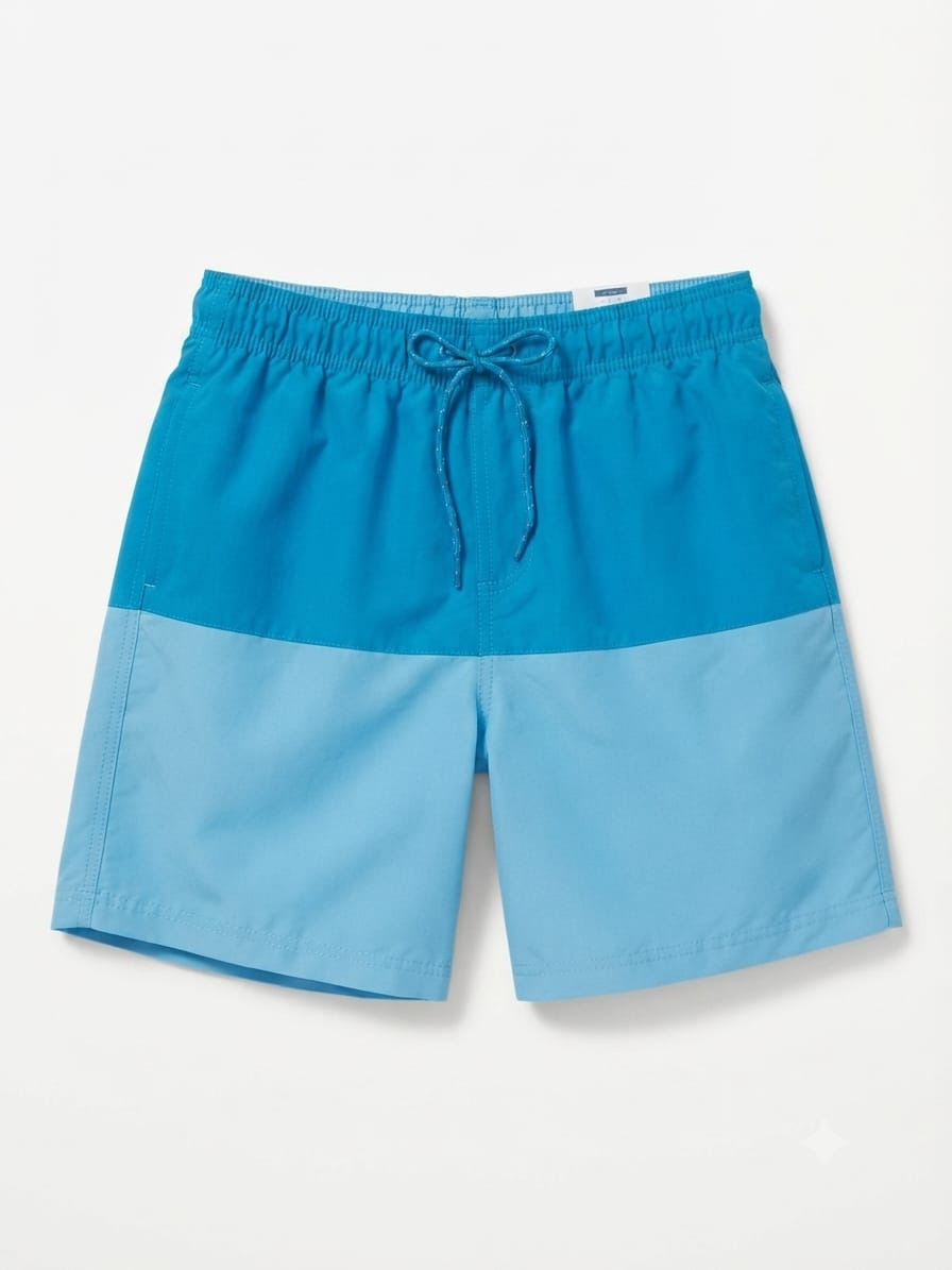 Pantaloneta de Baño Bicolor: Estilo y Confort para tus Días de Sol. Para Hombre
