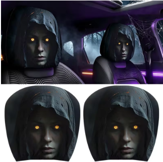 Funda para Reposacabezas de Auto - Edición Halloween (PAR)
