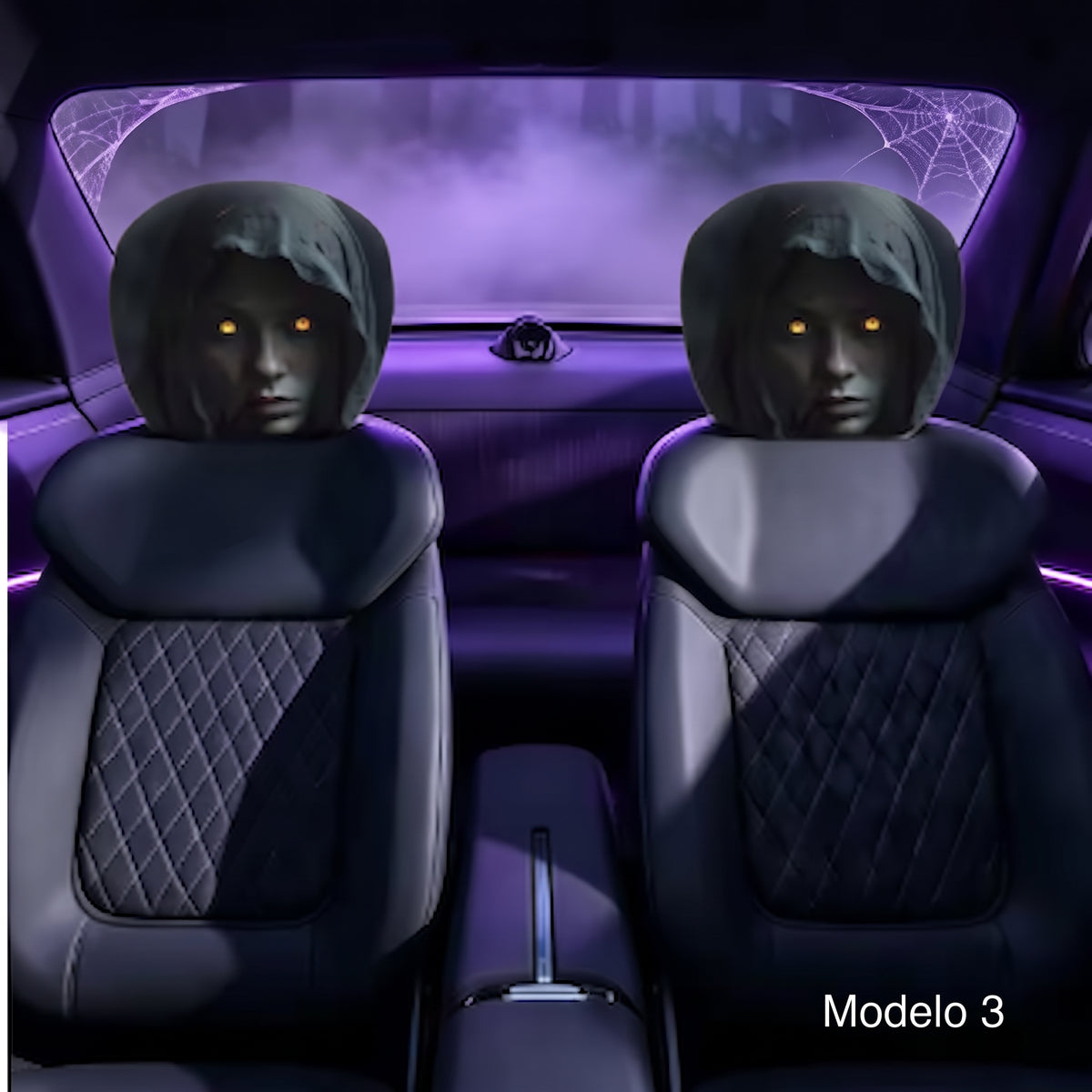 Funda para Reposacabezas de Auto - Edición Halloween (PAR)