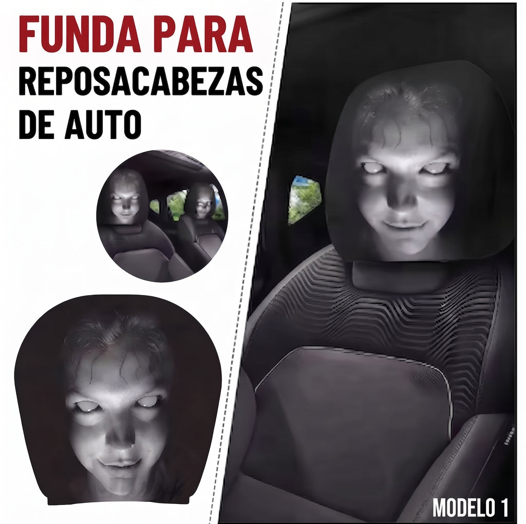 Funda para Reposacabezas de Auto - Edición Halloween (PAR)