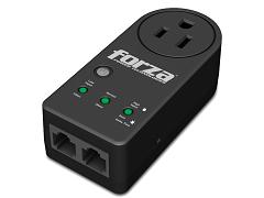 Protector de Sobrevoltaje Forza Surge Zion 2K10 - 110V US con Protección para Red y Coaxial
