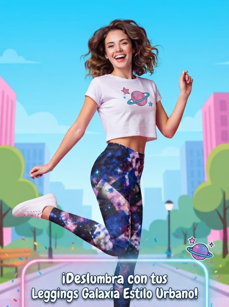 ¡Deslumbra con tus Leggings Galaxia Estilo Urbano!