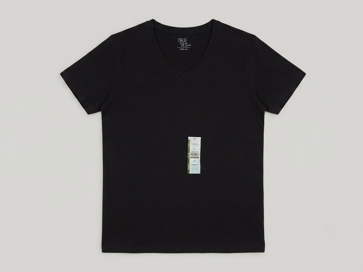 Básico que Combina Contigo: Playera Negra con Escote en V