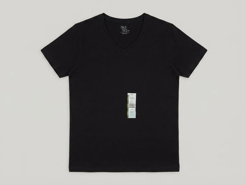 Básico que Combina Contigo: Playera Negra con Escote en V