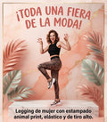 ¡Toda una Fiera de la Moda! Legging Animal Print de Tiro Alto