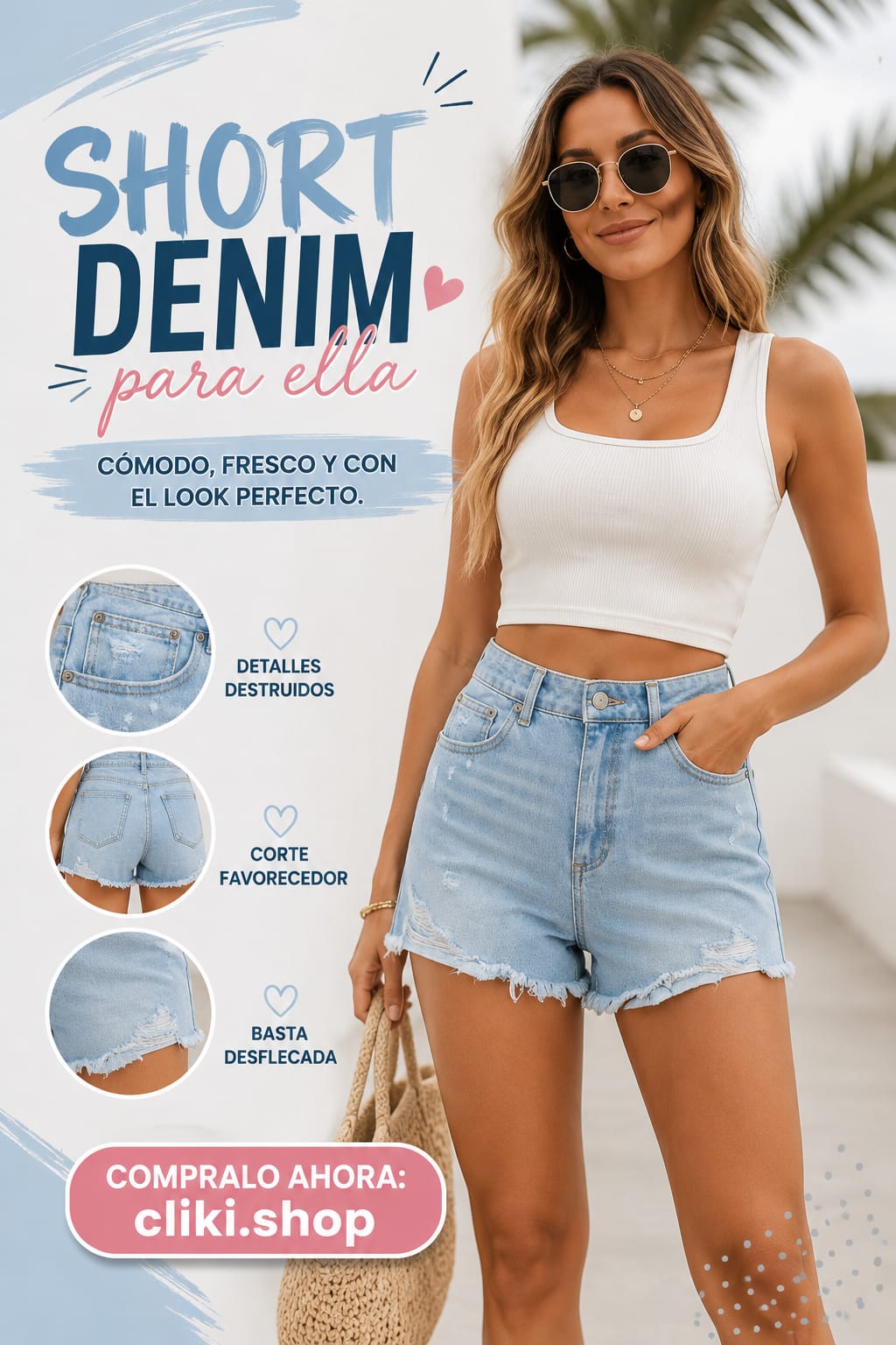 Short Denim para Ella: Cómodo, Fresco y con el Look Perfecto