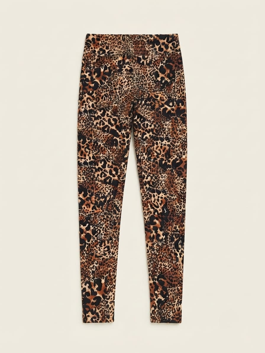 Legging de Tiro Alto con Detalle de Tiras: Estilo y Confort Supremo