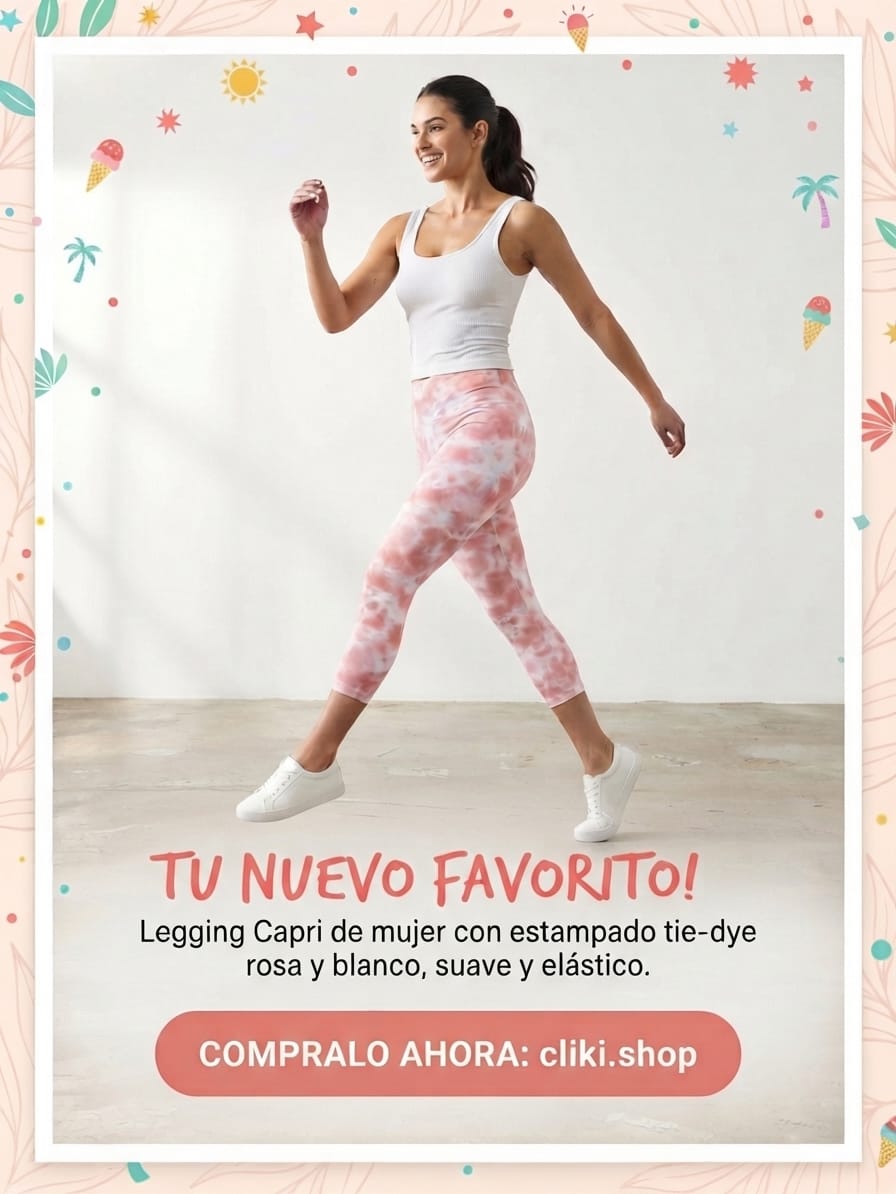 ¡Tu Nuevo Favorito! Legging Capri Tie-Dye