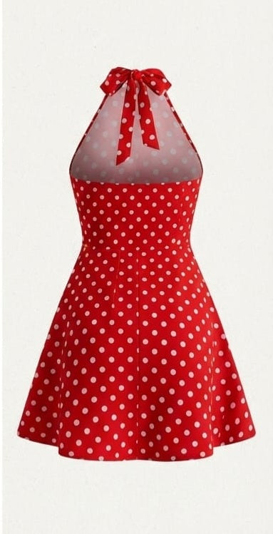 Vestido Corto Halter: El toque coqueto y fresco que necesitas. Para Mujer