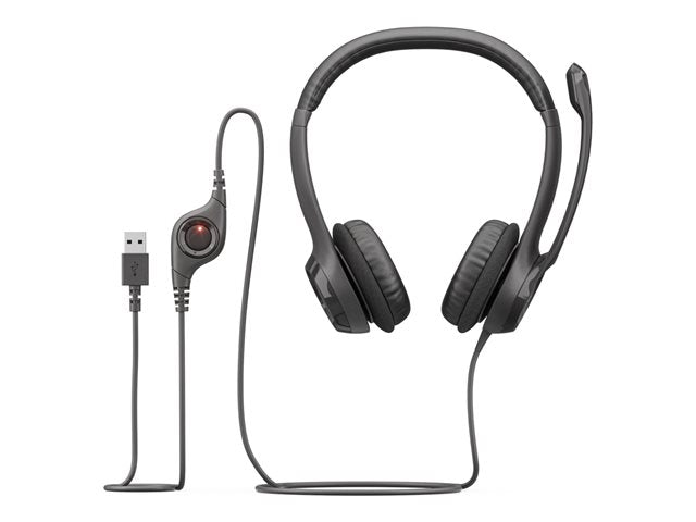 Audífonos Logitech H390 USB con Micrófono y Cancelación de Ruido
