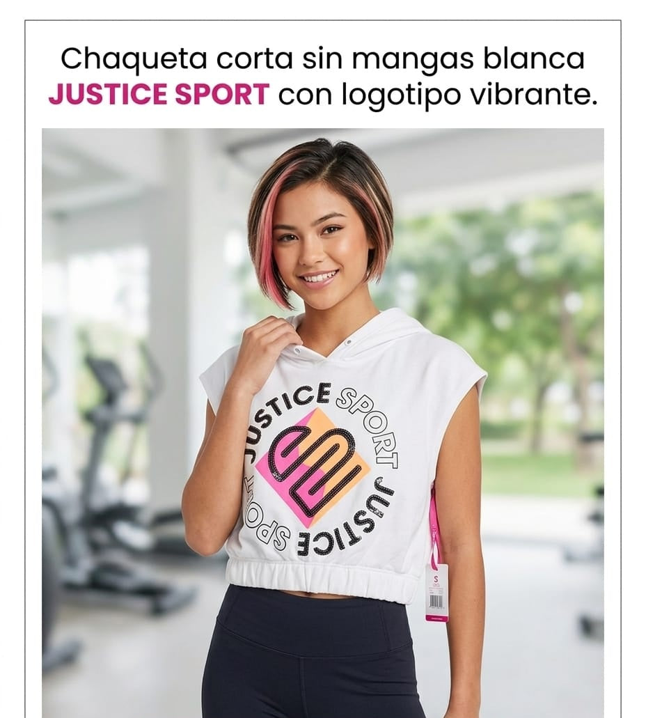 Chaqueta Corta sin Mangas Sport para Mujer
