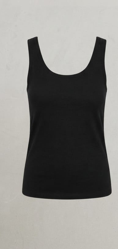 Top Básico de Algodón con Cuello Amplio: Un esencial para tu día a día Para Mujer