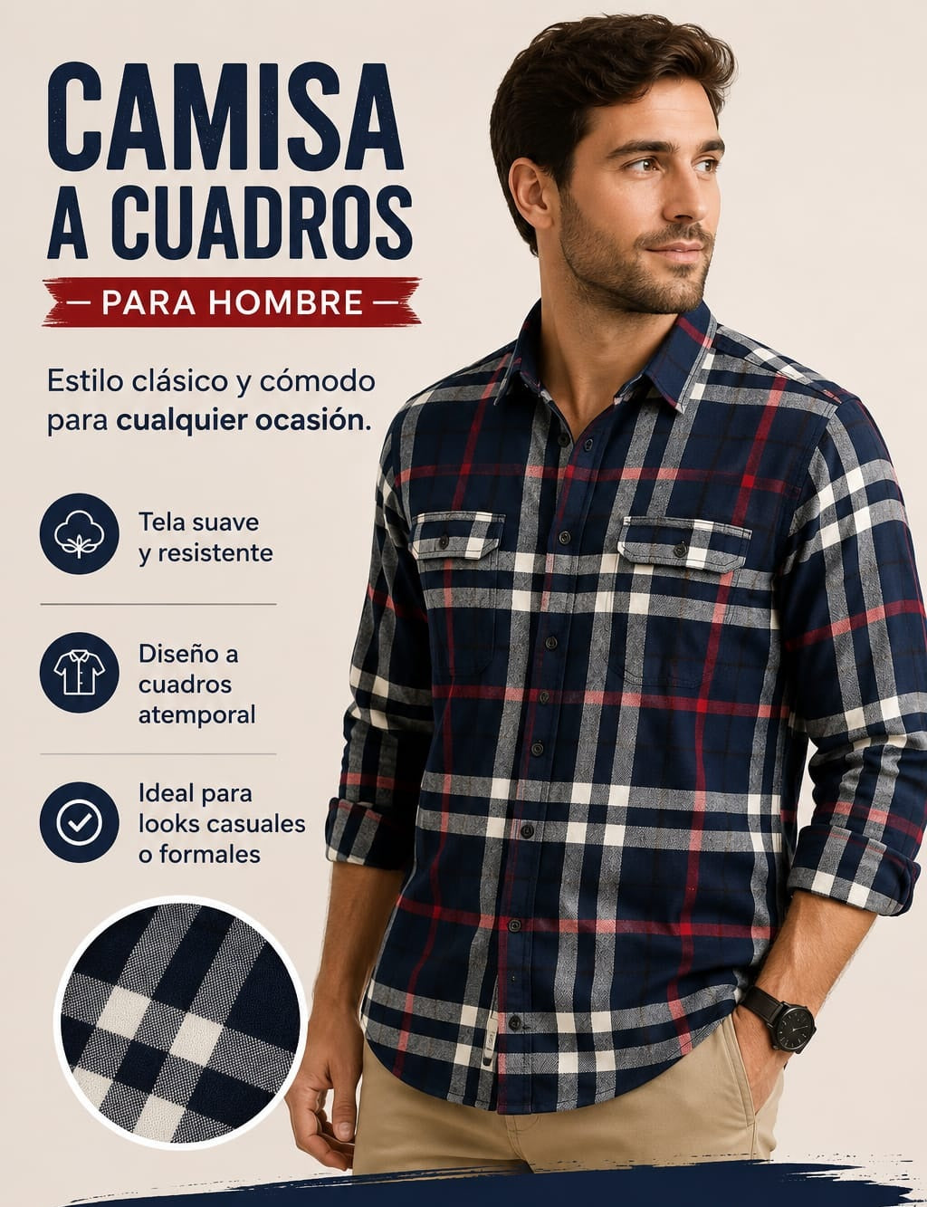 Camisa a Cuadros para Hombre: El Básico Imprescindible Para Hombre