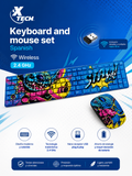 Combo Teclado y Mouse Inalámbrico Xtech Disney Stitch (XTK-D312ST) - Español 2.4 GHz